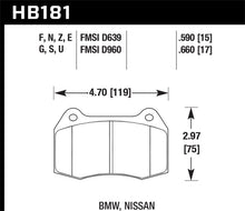 Load image into Gallery viewer, Hawk 95-02 Nissan Skyline GT-R (R33/R34) DTC-60 Race Front Brake Pads
