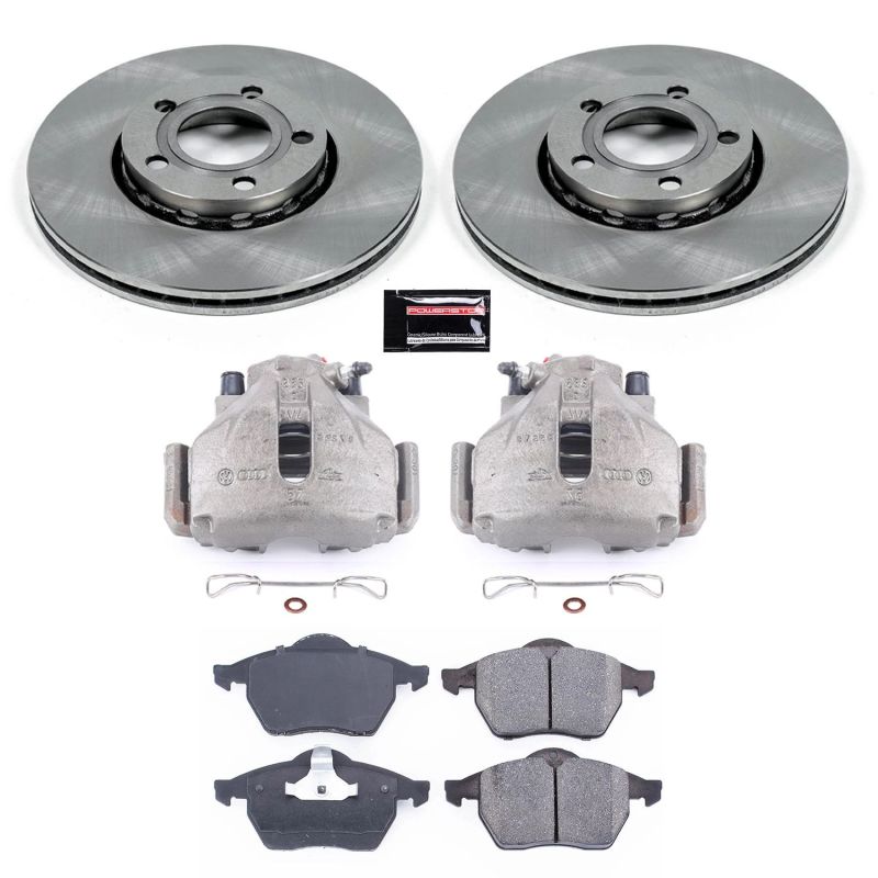 Power Stop 96-98 Audi A4 Front Autospecialty Brake Kit w/Calipers