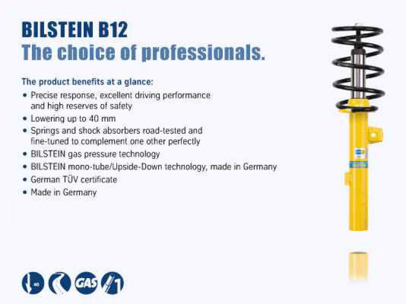 Bilstein B12 2008 Mini Cooper Clubman Front and Rear Suspension Kit