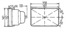 Load image into Gallery viewer, Hella Vision Hlmp Kit 190X132Mm H4 12V (Qty 2) (Legal in US for MOTORCYLCES ONLY)