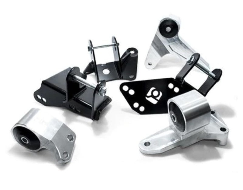 Innovative 96-00 Civic K-Series Silver Aluminum Mounts 75A Bushings (EG/DC Subframe)