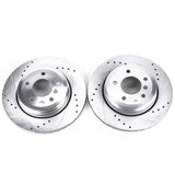 Power Stop 04-07 BMW 525i Rear Evolution Drilled & Slotted Rotors - Pair