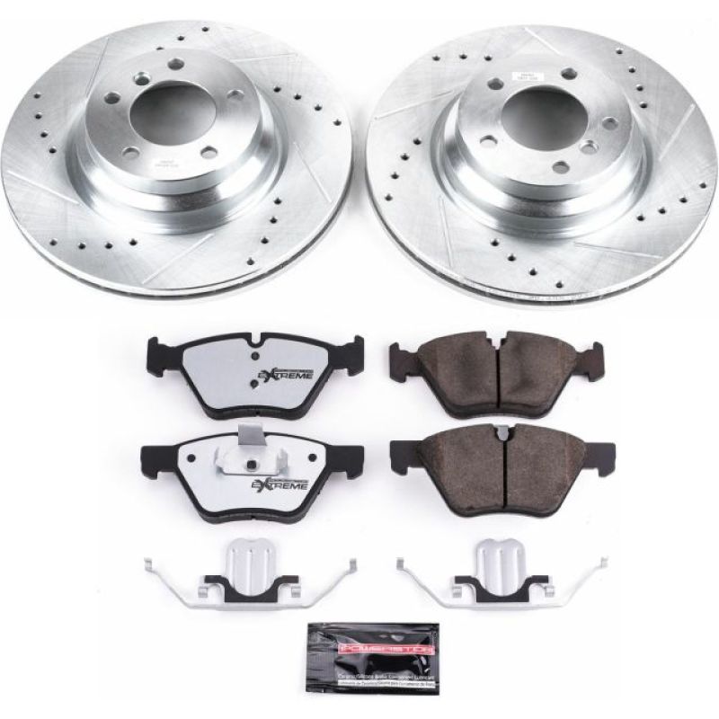 Power Stop 2006 BMW 330xi Front Z26 Street Warrior Brake Kit