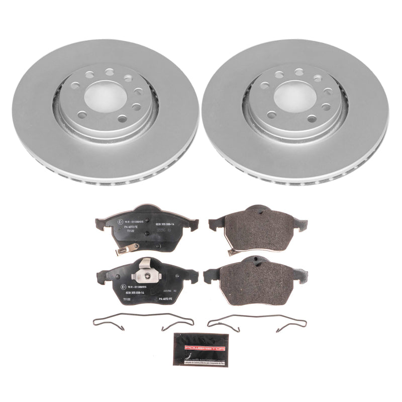 Power Stop 99-02 Saab 9-3 Front Euro-Stop Brake Kit