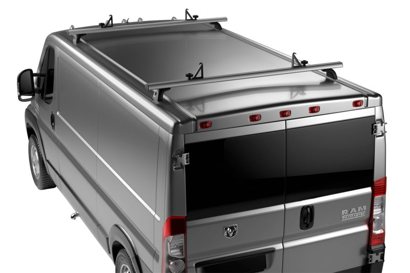 Thule TracRac Van Rack ES (Euro-Style) 10-17 Mercedes-Benz Sprinter w/Fixed Points - Silver