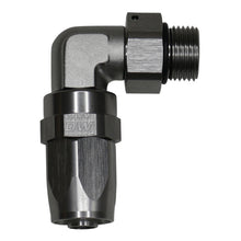 Load image into Gallery viewer, DeatschWerks 8AN ORB Female Swivel 90-Degree Hose End CPE - Anodized DW Titanium