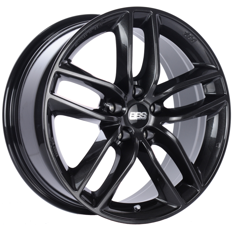 BBS SX 19x8.5 5x114.3 ET45 Crystal Black Wheel -82mm PFS/Clip Required