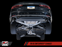 Load image into Gallery viewer, AWE Tuning Audi B9 A5 SwitchPath Exhaust Dual Outlet - Chrome Silver Tips (Includes DP and Remote)