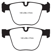 Load image into Gallery viewer, EBC 10+ BMW 535i 3.0 Twin Turbo GT (F07) Yellowstuff Rear Brake Pads