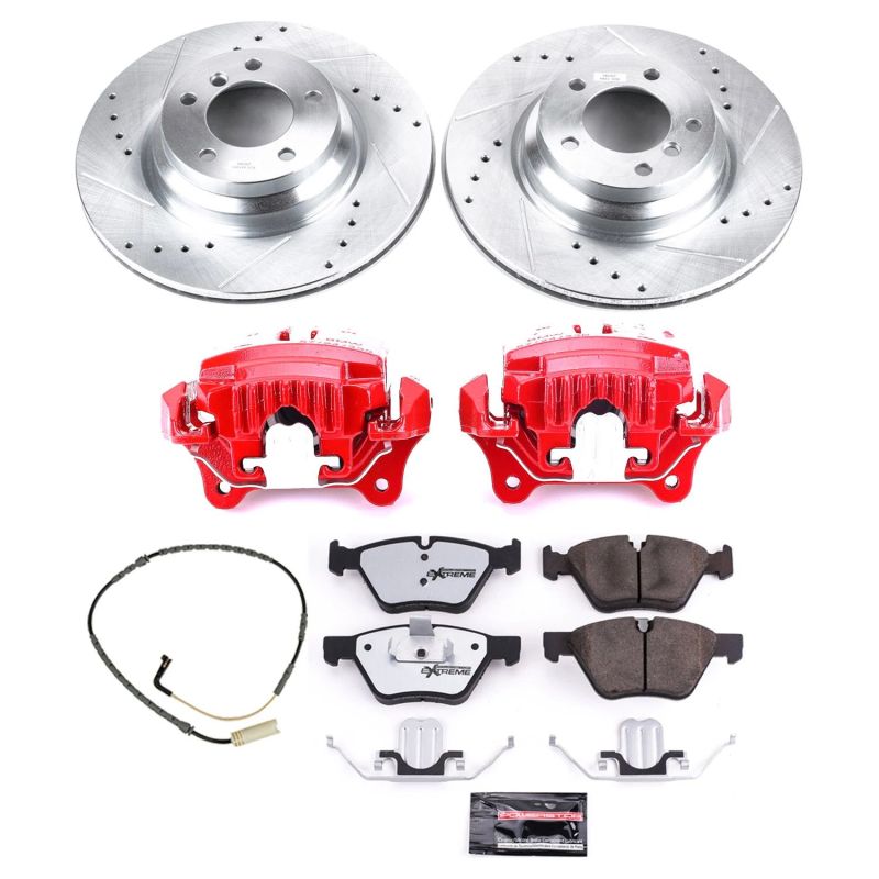 Power Stop 2006 BMW 330xi Front Z26 Street Warrior Brake Kit w/Calipers