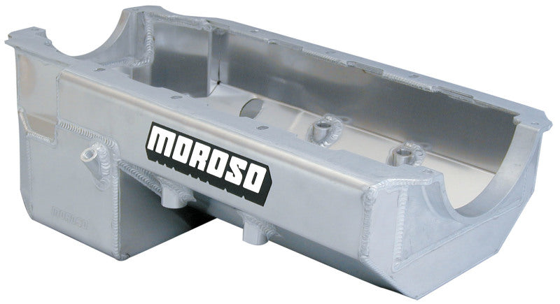 Moroso Donovan 700/DRC2 Big Block (w/Double Power Kick Outs) Wet Sump 6-7qt 8in Aluminum Oil Pan