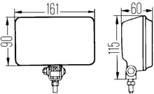 Load image into Gallery viewer, Hella Headlamp Znwh O/180Gr Swmk Mgs12 1Nb