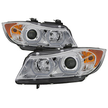 Load image into Gallery viewer, Spyder BMW E90 3-Series 06-08 4DR V2 Headlights - HID Only - Chrome PRO-YD-BMWE9005V2-AFSHID-C