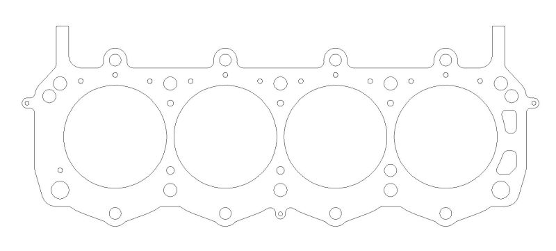 Cometic Ford Man-O-War 4.155in Bore .040 inch MLS-6 Bolt 10 Degree Headgasket