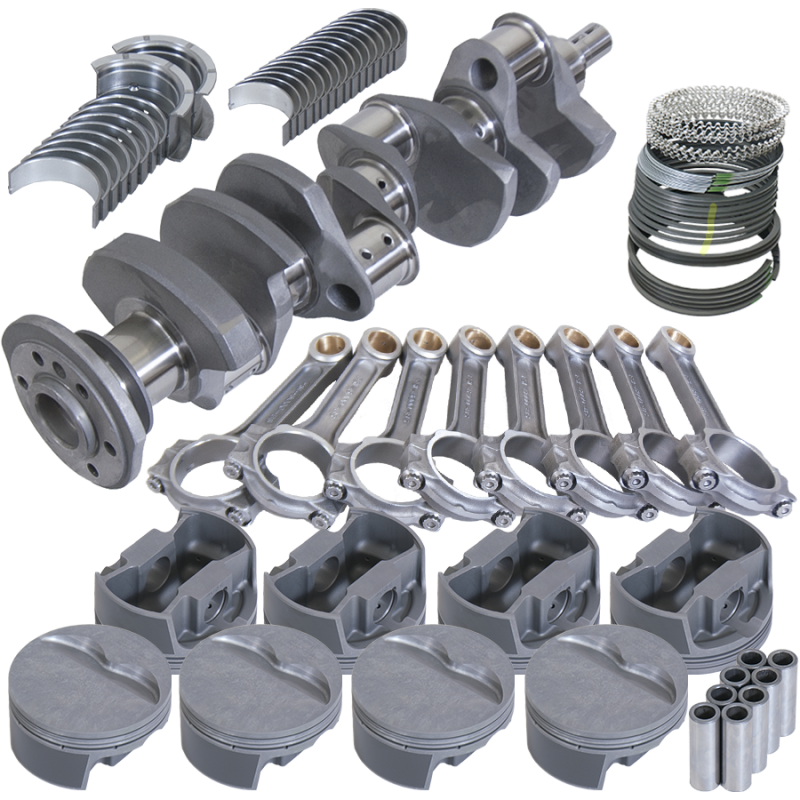 Eagle Chevy Pro Street 383 Rotating Assembly 4140 Crankshaft w/ 4340 I Beam Rods & Flat Top Pistons