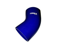 Load image into Gallery viewer, Torque Solution 45 Degree Silicone Elbow: 4 inch Blue Universal