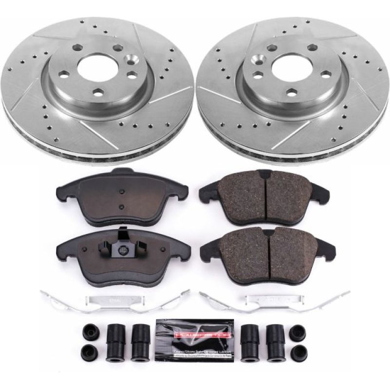 Power Stop 15-18 Volvo S60 Front Z23 Evolution Sport Brake Kit