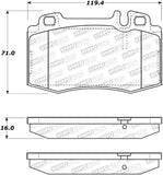 StopTech 02-06 Mercedes-Benz S500 / 03-06 Mercedes-Benz CL500 Street Performance Front Brake Pads