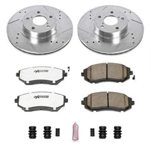 Load image into Gallery viewer, Power Stop 05-06 Saab 9-2X Front Z26 Street Warrior Brake Kit