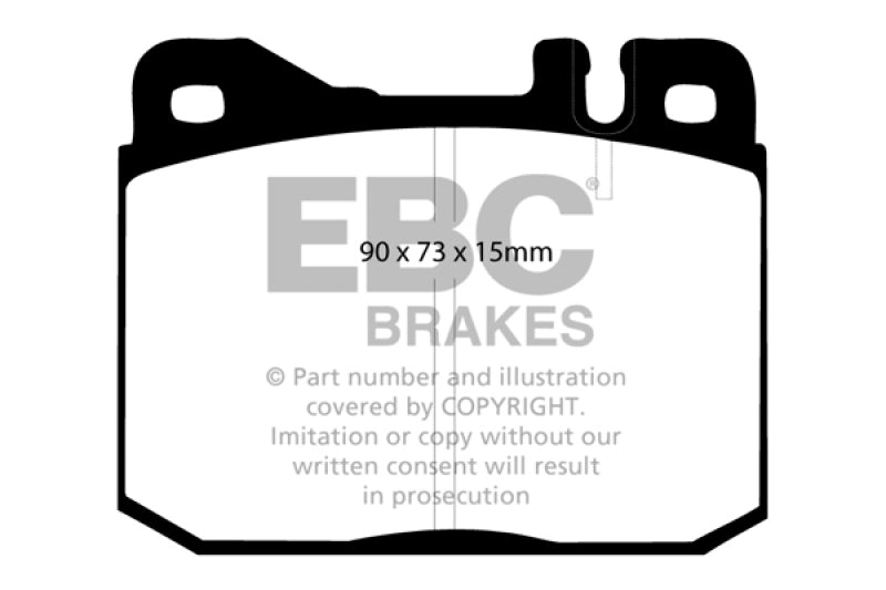 EBC 76-79 Mercedes-Benz 230 Ultimax2 Front Brake Pads