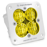 Baja Designs Squadron Pro White Wide Cornering Pattern Flush Mount LED Light Pod - Amber