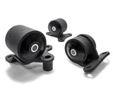 Innovative 90-93 Accord F-Series Black Steel Mounts 75A Bushings