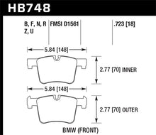 Load image into Gallery viewer, Hawk DTC-80 13-16 BMW 328i Front Race Brake Pads