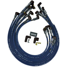 Load image into Gallery viewer, Moroso Chevrolet Small Block Ignition Wire Set - Ultra 40 - Unsleeved - Non-HEI - Under Header -Blue