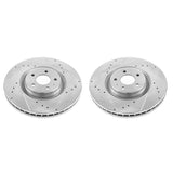 Power Stop 17-18 Audi A6 Front Evolution Drilled & Slotted Rotors - Pair