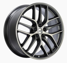 Load image into Gallery viewer, BBS CC-R 19x8.5 5x112 ET40 Satin Graphite Diamond Cut Polished Rim Protector Wheel -82mm PFS Req.