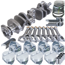 Eagle Chevy 350 2 Pc Seal Balanced Rotating Assembly 3.75in Crank 5.700in I-Beam Rod 4.060in Piston