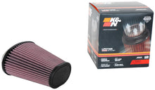 Load image into Gallery viewer, K&amp;N Universal Clamp-On Air Filter 2.844x4.813in Flg ID x 6.5x4.75in B OD x 4.5x3.25in T OD x 7.5in H