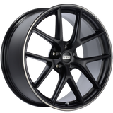 BBS CI-R 20x9 5x120 ET25 Satin Black Polished Rim Protector Wheel -82mm PFS/Clip Required