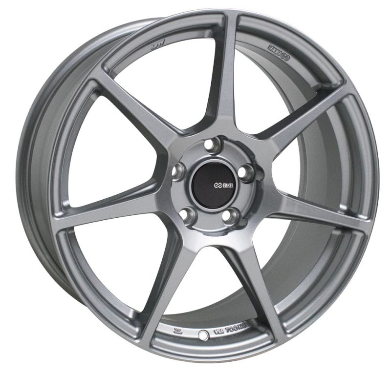 Enkei TFR 17x8 5x114.3 45mm Offset 72.6 Bore Diameter Storm Gray Wheel