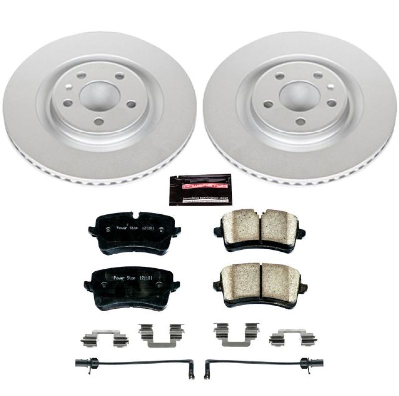 Power Stop 2012 Audi A7 Quattro Rear Z23 Evolution Sport Coated Brake Kit