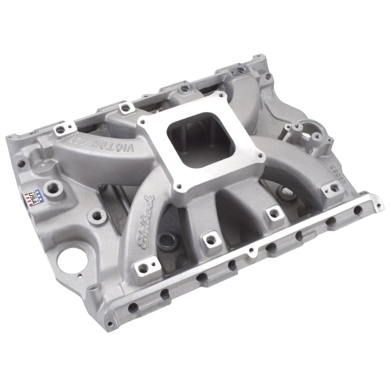 Edelbrock 390-428 Ford FE Victor EFI Manifold 4150 Flange Mounting