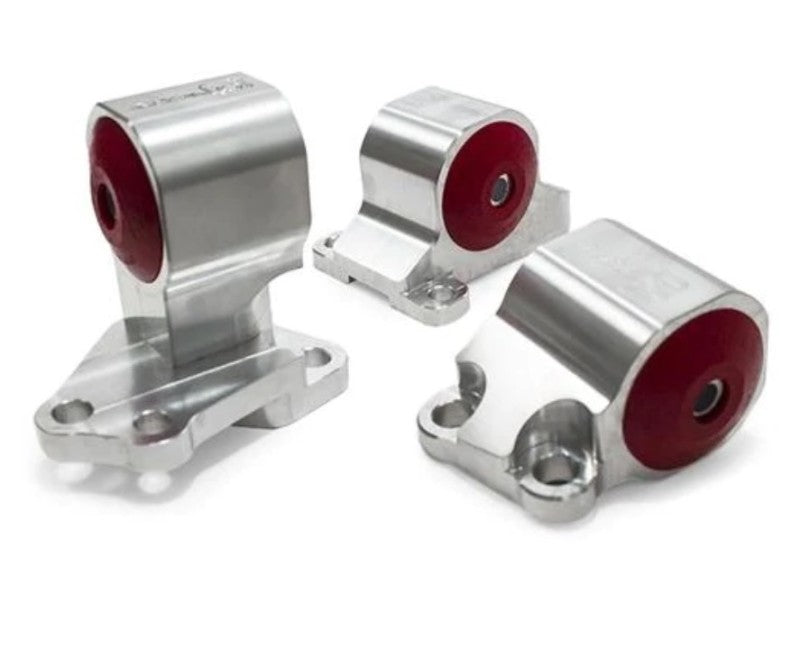 Innovative 92-95 Civic B/D Series Black Aluminum Mounts 75A Bushings (Auto to Manual Hydro 2 Bolt)