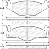 StopTech 85-93 Volkswagen Cabriolet Street Performance Front Brake Pads