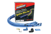 Load image into Gallery viewer, Moroso Chevrolet Small Block Ignition Wire Set - Blue Max - Spiral Core - Sleeved - HEI - 90 Degree