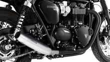 Load image into Gallery viewer, Remus 2016 Triumph Bonneville T120/T120 Black (Euro 4) Tapered Chrome Slip On - Right Side