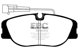 EBC 92-98 Alfa Romeo 155 2.0 Turbo Yellowstuff Front Brake Pads