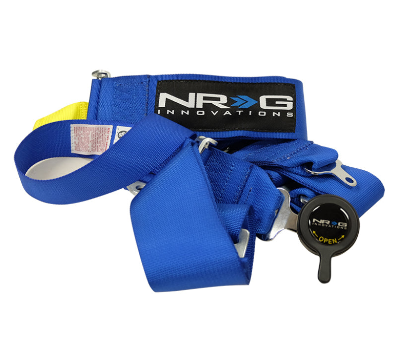 NRG SFI 16.1 5PT 3in. Seat Belt Harness / Cam Lock - Blue