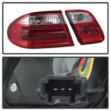 Load image into Gallery viewer, Xtune Mercedes Benz W210 E-Class 96-02 LED Tail Lights Red Clear ALT-CL-MBW210-LED-RC