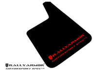 Load image into Gallery viewer, Rally Armor Universal Fit (No Hardware) Motorsport Spec Red UR Mud Flap w/ White Logo