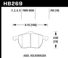 Load image into Gallery viewer, Hawk HPS Street Brake Pads