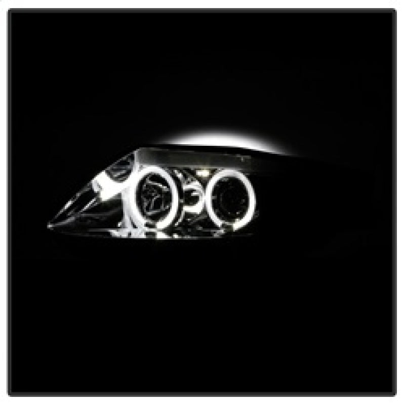 Spyder BMW Z4 03-08 Projector Headlights Halogen Model Only - LED Halo Chrome PRO-YD-BMWZ403-HL-C