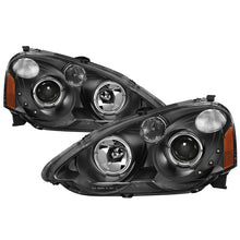 Load image into Gallery viewer, xTune Acura RSX 2002-2004 Halo Projector Headlights - Black PRO-JH-ARSX02-HL-BK