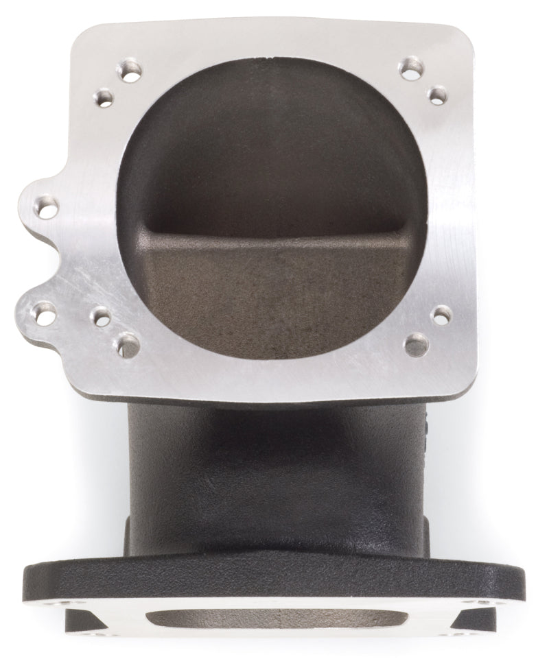 Edelbrock High Flow Intake Elbow 95mm Throttle Body to Square-Bore Flange Black Finish