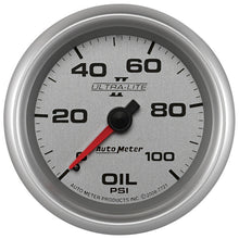 Load image into Gallery viewer, Autometer Ultra-Lite II 2 5/8in 100psi Mechanical Oil Temp Gauge