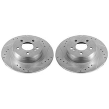 Load image into Gallery viewer, Power Stop 12-16 Mercedes-Benz C250 Rear Evolution Drilled &amp; Slotted Rotors - Pair